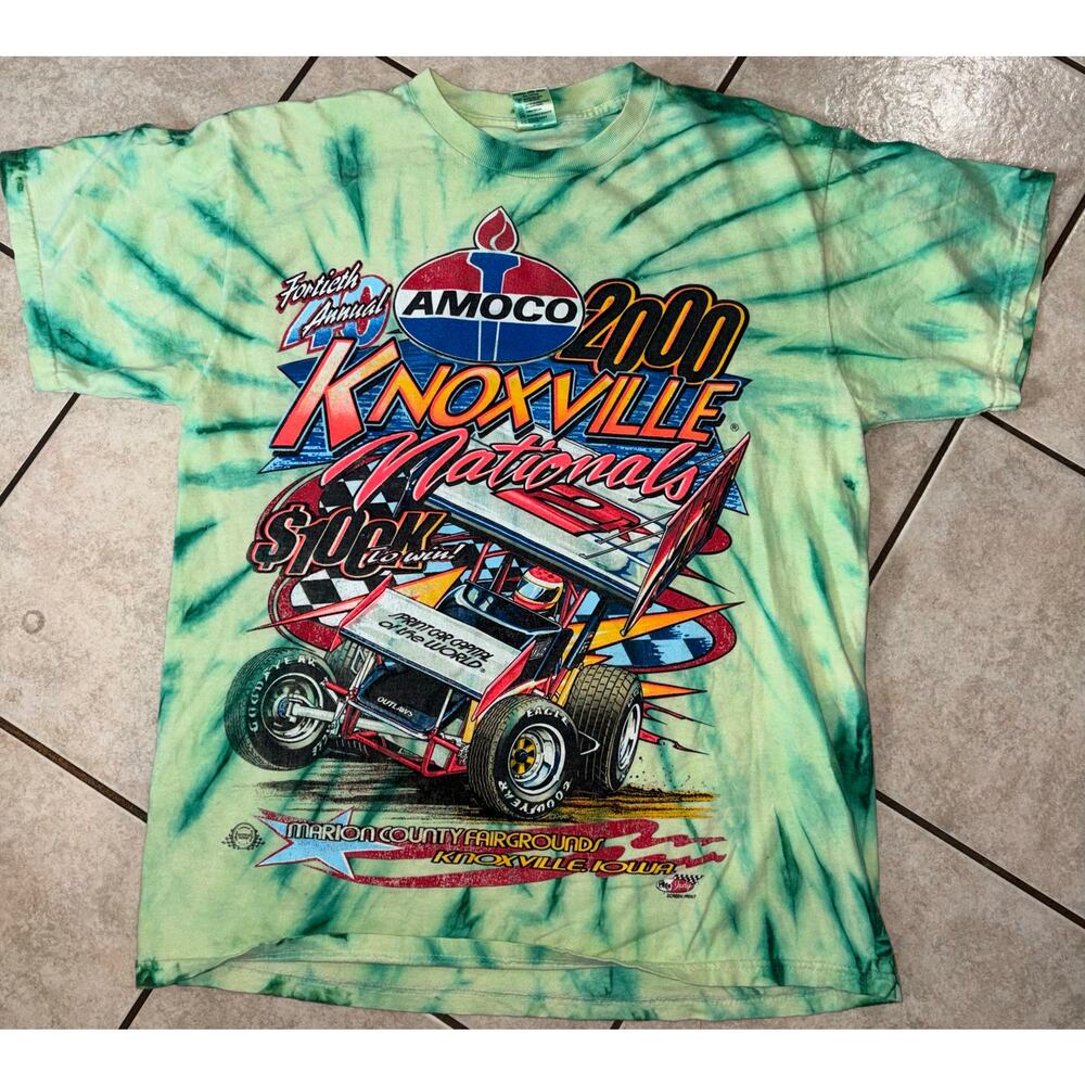 Vintage Knoxville racing 2000 shirt tie dye